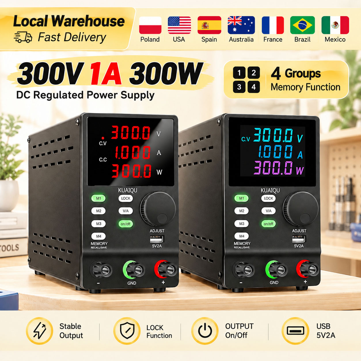KUAIQU 300V 1A 300W DC Power S - đánh giá và giá Switching Dc Power Supply 300V 1A